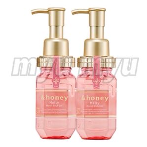 &honey アンドハニー メルティ モイストリッチ ヘアオイル 100ml 2点セット