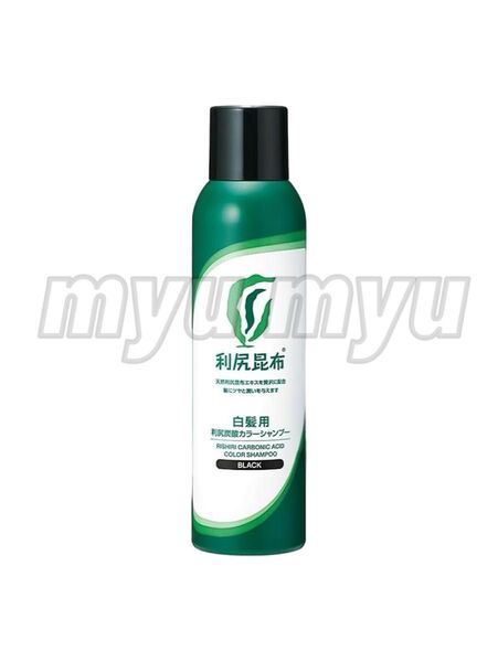Sastty 白髪用 利尻炭酸カラーシャンプー ブラック 180g