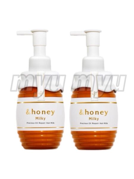 &honey アンドハニー ミルキープレシャスEX リペア ヘアミルク 180g 2点セット