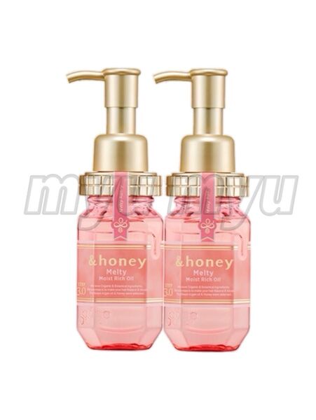 &honey アンドハニー メルティ モイストリッチ ヘアオイル 100ml 2点セット