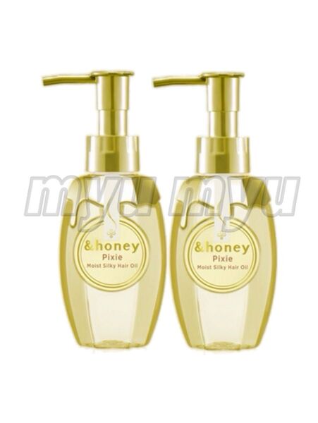 &honey アンドハニー ピクシー モイストシルキー ヘアオイル 100ml 2点セット