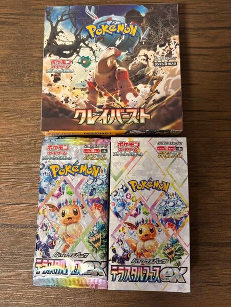 ポケモンカード クレイバースト 1BOX テラスタルフェスex 1BOX テラスタルフェスex 10パック