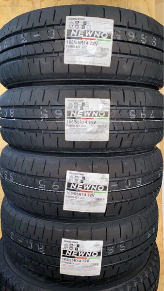 全国送料込み価格【2025年製 165/55R14 ブリヂストン NEWNO(ニューノ) 新品タイヤ】4本 30000円