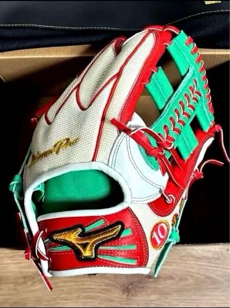 《外使用なし・ミズノプロ専用グラブ袋付》ミズノプロ Mizuno Pro 軟式オーダーグローブ 坂本勇人 内野手用 一般用