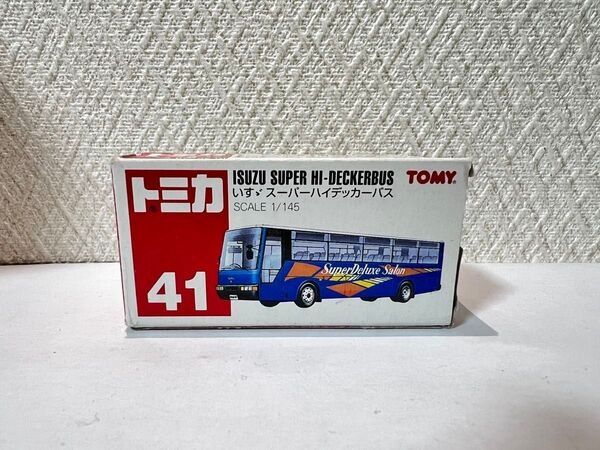 トミカ いすゞ スーパーハイデッカーバス No.41 絶版 赤箱