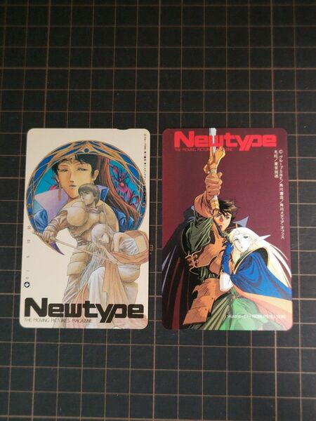 ⑨ ニュータイプ Newtype テレホンカード 未使用 ロードス島戦記 アニメ コレクション
