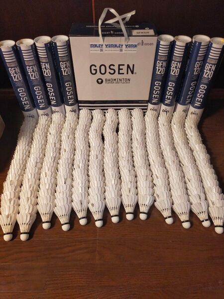 バドミントン シャトル 一種検定球 GOSEN GFN120 ゴーセン 260球 中古 ノック球