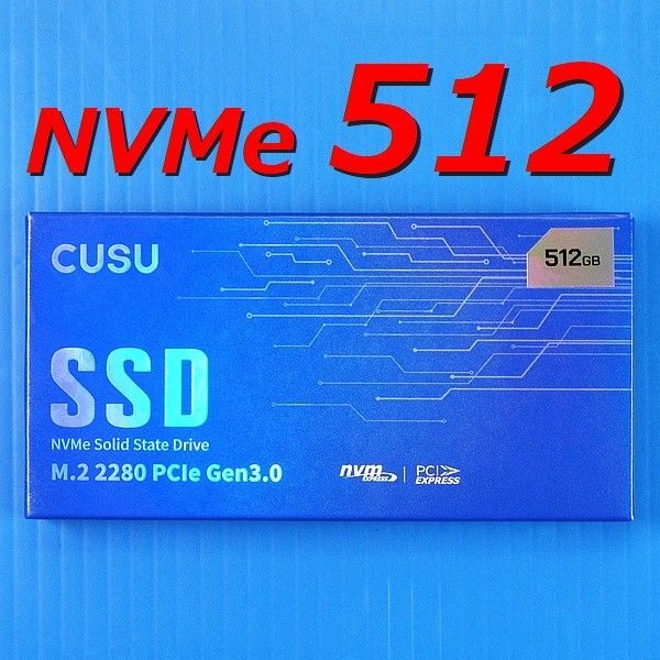 【SSD 512GB】CUSU CV3500Q M.2 NVMe PCIe3.0