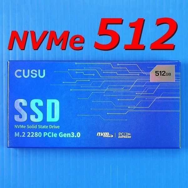 【SSD 512GB】CUSU CV3500Q M.2 NVMe PCIe3.0