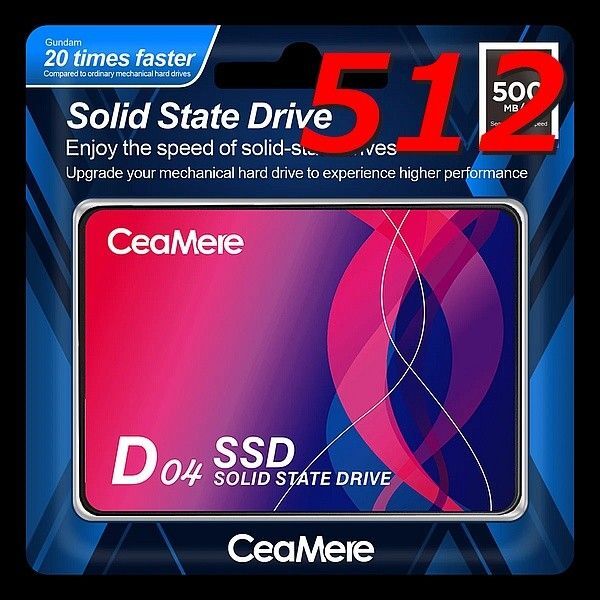 【SSD 512GB】CeaMere CMSSDA 2.5インチ SATA