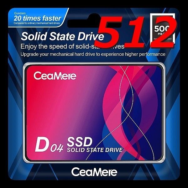 【SSD 512GB】CeaMere CMSSDA 2.5インチ SATA
