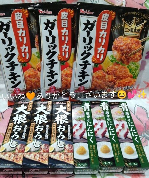ハウス食品 皮目カリカリ他 まとめ売り