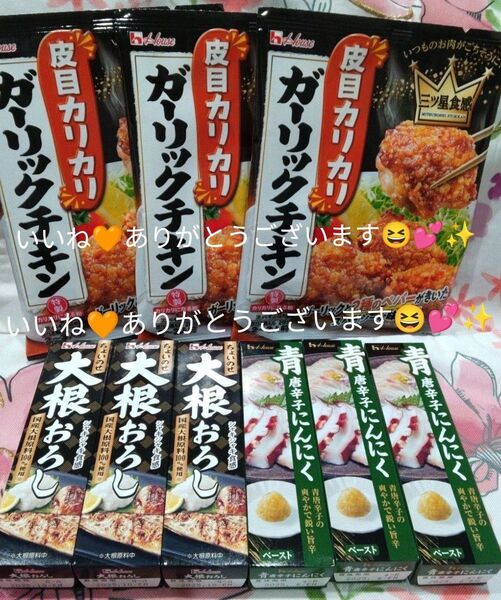 ハウス食品 皮目カリカリ他 まとめ売り
