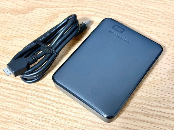 ポータブルHDD 4TB WD Elements WDBU6Y0040BBK