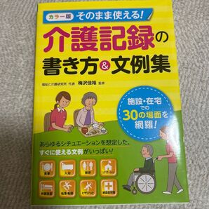 そのまま使える!介護記録の書き方&文例集 カラー版 (カラー版 そのまま使える!) 梅沢佳裕/監修