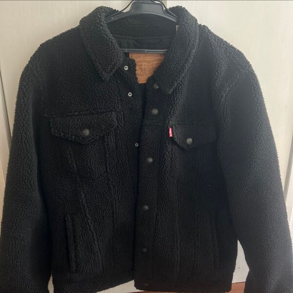 Levi's リーバイス ボアジャケット S ブラック 黒