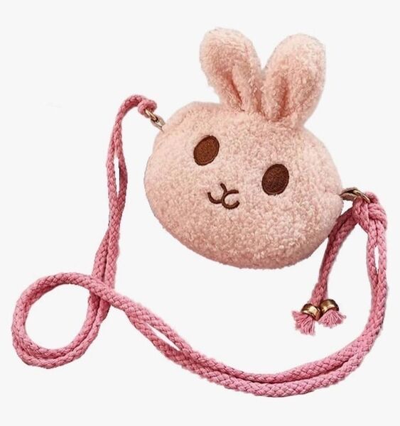 キッズ ポシェット ショルダーバッグ ミニ 女の子 うさぎ 可愛い ガール