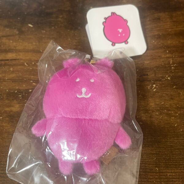 ナガノキャラクターズ カラーなナガノのくま マスコット ショッキングピンク