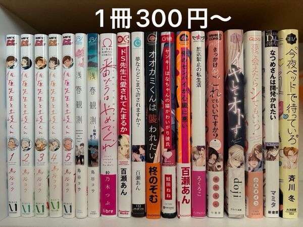 BLコミック/中古/まとめ売り/バラ売り/1冊300円~