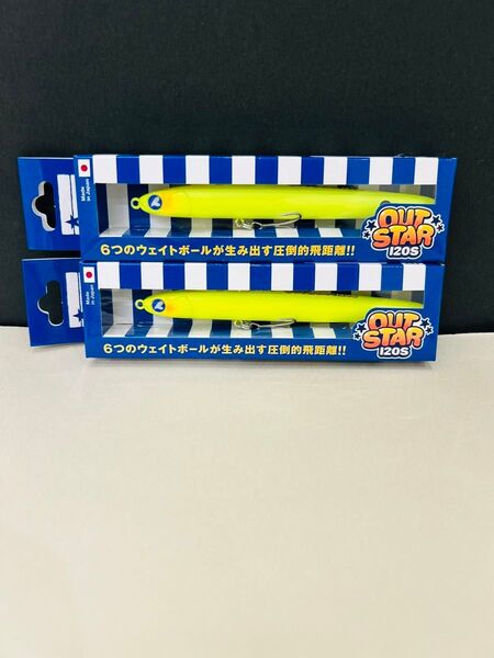 21 ブルーブルー アウトスター120s マットチャート 応募券付