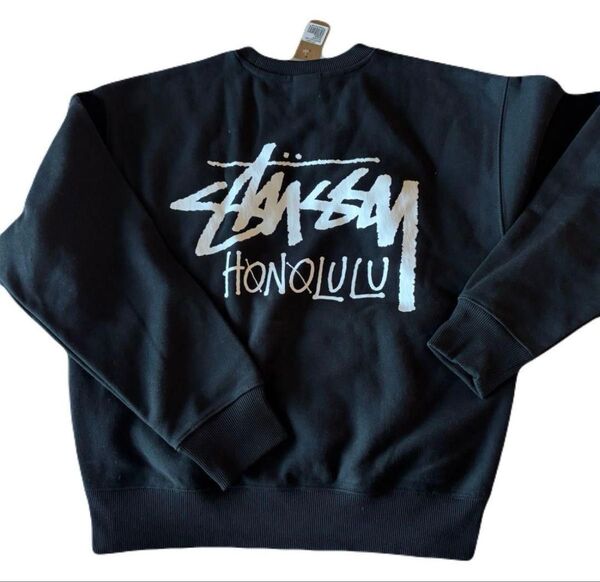 【新品】STUSSY ステューシー スウェット トレーナー 黒 ホノルル限定