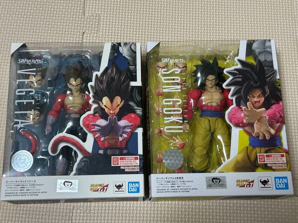 s.h.Figuarts ドラゴンボールGT 孫悟空 ベジータ スーパーサイヤ人4 ドラゴンボールZ 未開封