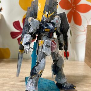 rg νガンダム クリアカラー ガンプラ 完成品 バンダイ 塗装済み 逆襲のシャア プラモデル 組み立て済み アムロ