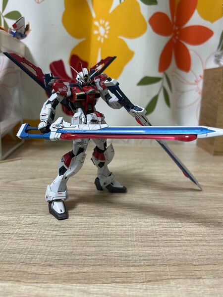 rg ソードインパルスガンダム 塗装済み 組み立て済み ガンプラ バンダイ SEED デスティニー オマケ付き