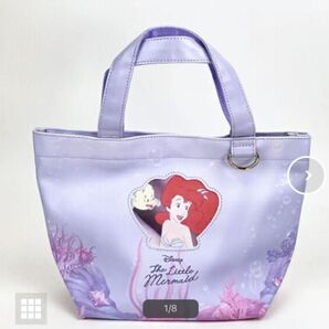 新品アリエル ミニトートバッグ ランチトート パープル
