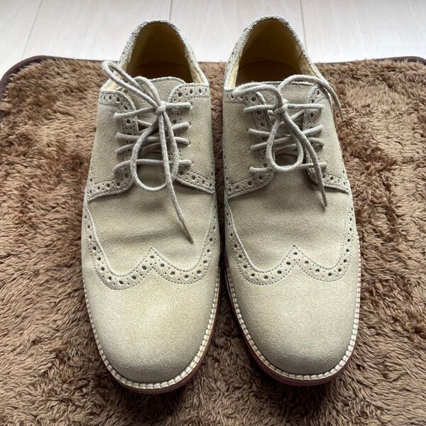 COLE HAAN スエードウィングチップシューズ コールハーン