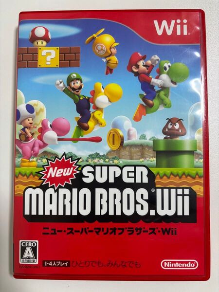 New スーパーマリオブラザーズ Wii ソフト 動作確認未実施 ジャンク品