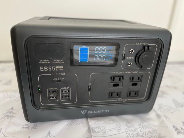 BLUETTI ポータブル電源 EB55 700W/537Wh