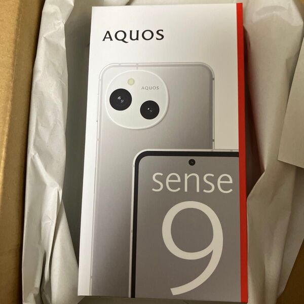 新品未開封 AQUOS sense9 SH-M29 6.1インチ メモリー6GB ストレージ128GB ホワイト