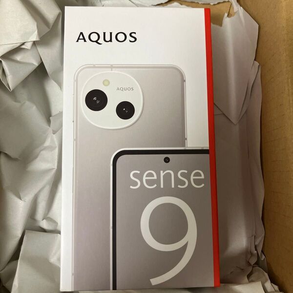 新品未開封 AQUOS sense9 SH-M29 6.1インチ メモリー6GB ストレージ128GB ホワイト