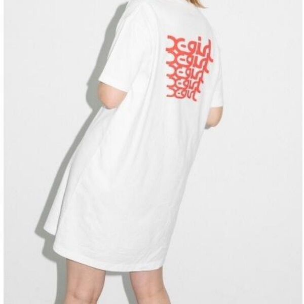 ★新品★タグ付 エックスガール tシャツ ワンピ ホワイト