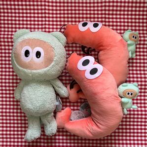 新品 たぬきゅん ぬいぐるみXLプレミアム もちもちエビのりぬいぐるみXL