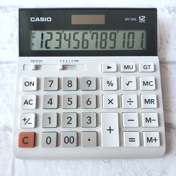 カシオ CASIO 電卓 DH-120L 実務電卓 計算機 12桁