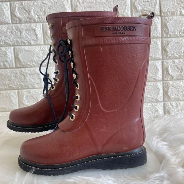 ILSE JACOBSEN イルセヤコブセンレインブーツ37
