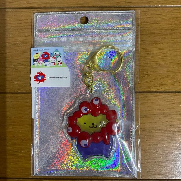 大阪関西万博 サンリオ ポムポムプリンミャクミャク ぷっくり立体キーホルダー