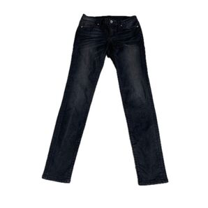 GU スーパーストレッチ スキニー パンツ ブラック