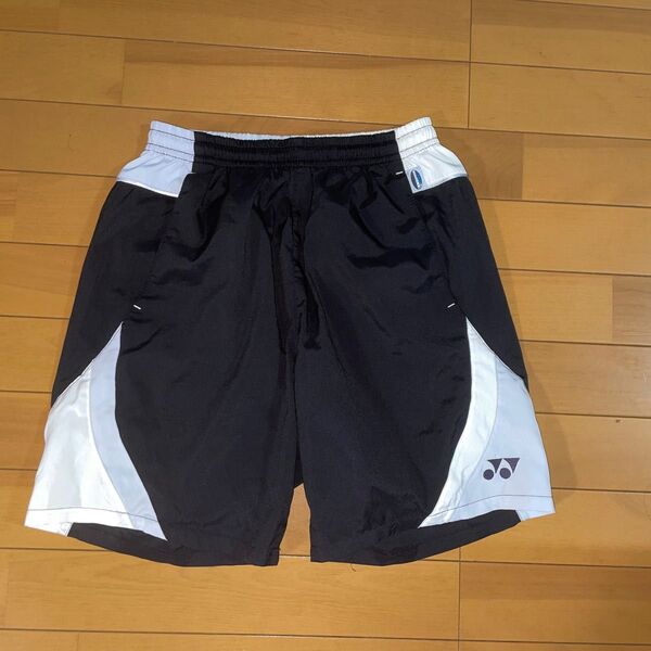 YONEX ハーフパンツ S ブラック×ホワイト
