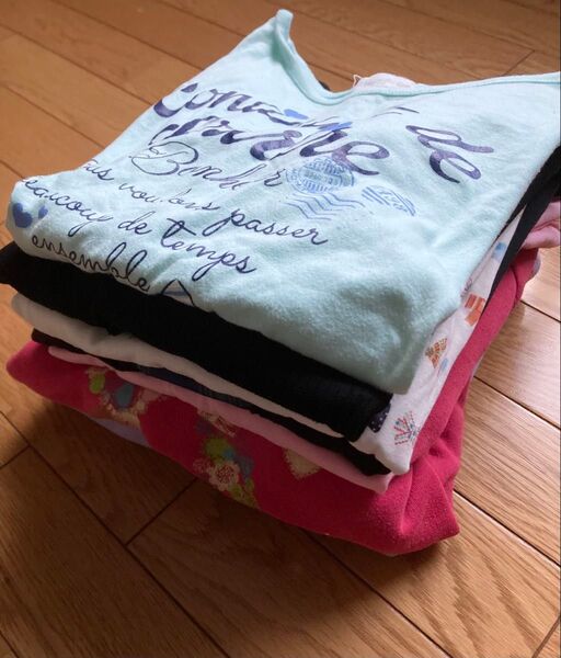 女の子 子供服 まとめ売り 140 150 長袖 Tシャツ トレーナー 秋冬春