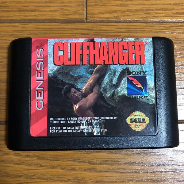 SEGA genesis CLIFFHANGER 北米版 セガ ジェネシス ソフト クリフハンガー 海外版 メガドライブ