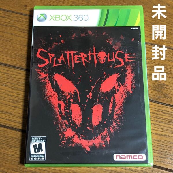 【未開封】 XBOX360 SPLATTER HOUSE 北米版 スプラッターハウス 旧作 1. 2. 3 も収録