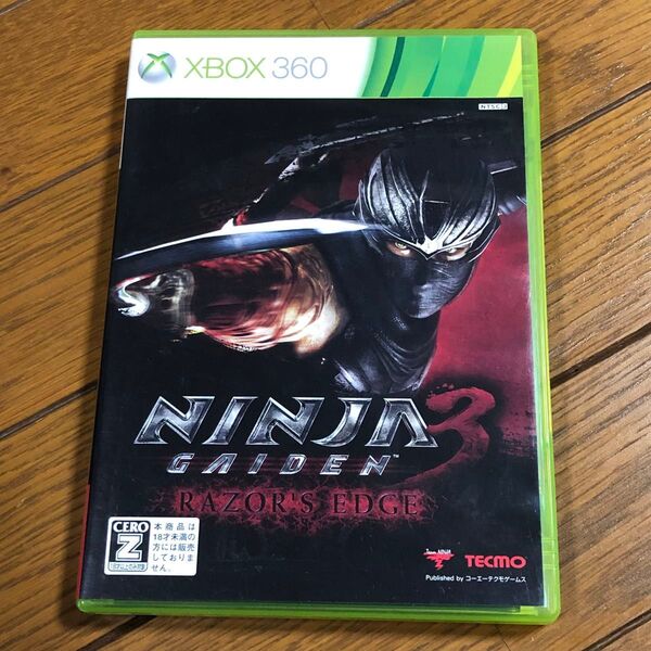 xbox360 NINJA GAIDEN 3 Razor's Edge ニンジャガイデン 3 レーザーズエッジ 初回特典付属
