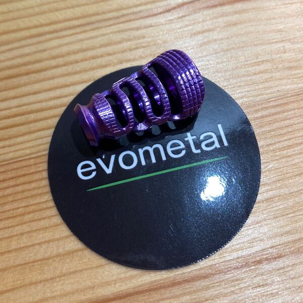 エヴォメタル evometal メタノブ Reborn リボーン パープル エリアトラウト ハンドル ノブ ファンネル リブレ