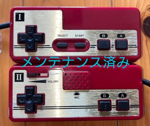 ファミコン初期コントローラー 四角ボタン 作動品 超レア