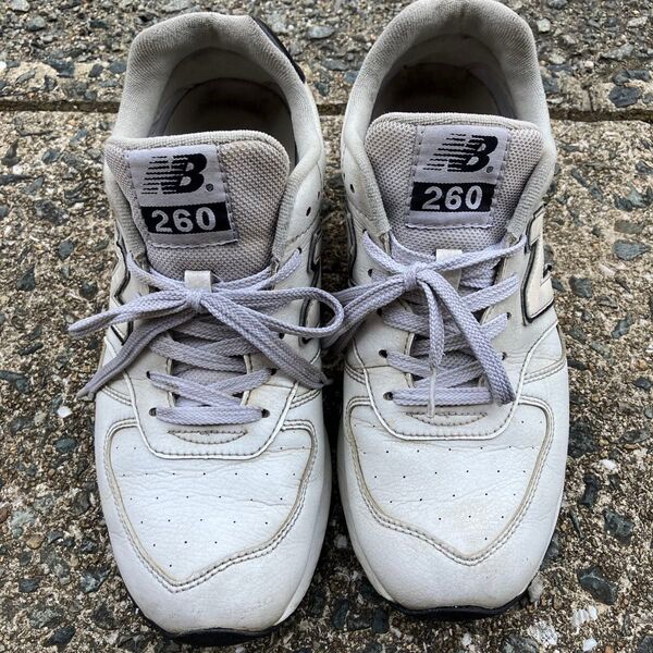 New Balance 260 ホワイトスニーカー