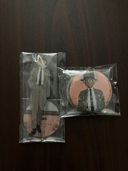 アクリルスタンド 缶バッジ 安室透 SEGAラッキーくじ 名探偵コナン