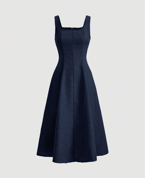 SHEIN MOD デニム風 ワンピース xs